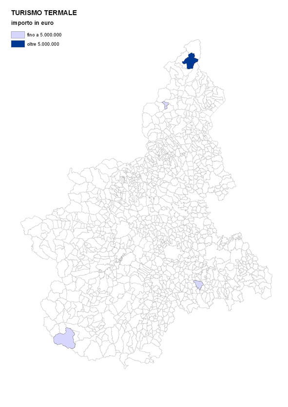 Numero interventi per comune - TURISMO TERMALE